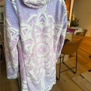 Lavender Mandala Hooded Sweater